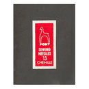 Иглы PONY шенильные, размер 22, набор из 25 игл в пакете