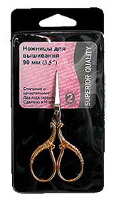 Ножницы-павлинчики длиной 90 мм Hemline (марка "Superior Quality"/"Превосходное качество")