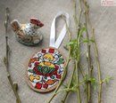 Схема "Яйцо - пасха" (ссылка на скачивание бесплатной схемы + комплект материалов)