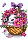 6308 (канва с нанесенным рисунком-схемой Collection D'Art)