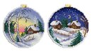 Зимние просторы (ёлочная игрушка) (пластиковая канва)
