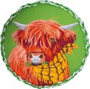 Брошь. Корова Белла ("Живая картина")