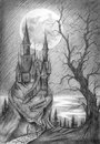 Поместье графа Д. (скетч для раскрашивания 29.5*20.5 см)