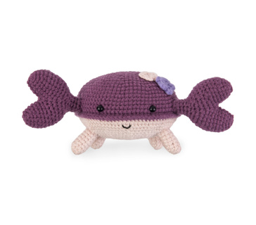 Веселый краб (набор для вязания игрушки-амигуруми 18 см)