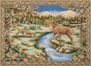 Гобелен с оленями (62*45 см) ("Золотая серия")