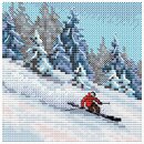 На горном склоне (11*11 см)
