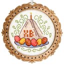 Миниатюра. Творожная пасха (с рамкой) (8*8 см)