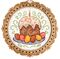Миниатюра. Кулич пасхальный (с рамкой) (8*8 см)