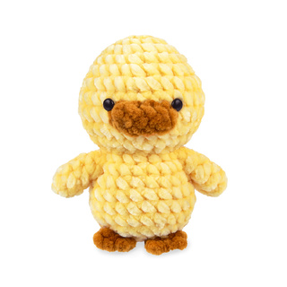 Уточка (велюр) (набор для вязания игрушки-амигуруми 10 см)
