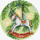 Новогодняя лошадка (16*16 см)