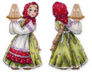 Пасха ко столу (16*10 см) (пластиковая канва)