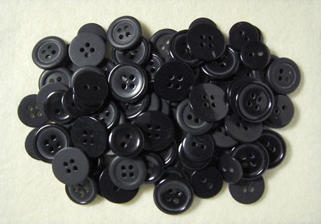 Пуговки "Черные" (Black)